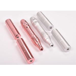 Silver / Rose Permanent Makeup Pen Machine And Microblading Gun