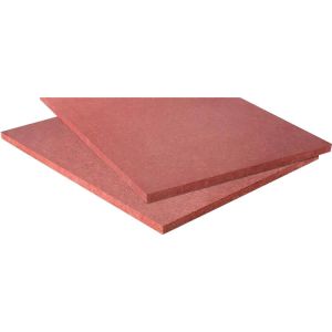Buy cheap Indoor E0 Red MDF Board 18mm Fire Retardant MDF With HPL Laminate product