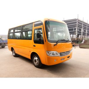 Shell Structure Star Minibus , Mitsubishi Engine 19 Passenger Coach Bus