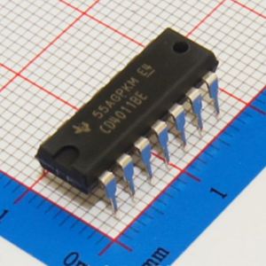 Buy cheap Logic Chip CD4011 CMOS Four Way 2-Input NAND Gate DIP14 Integrated Circuit New IC CD4011BE from wholesalers