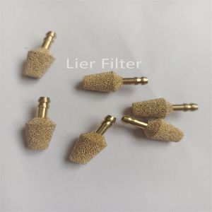Buy cheap Back Flushing 40um Sintered Brass Gas Filter High Strength from wholesalers