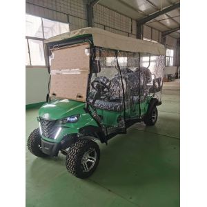 Buy cheap Cheap Hunting Electric Lithuim Batteery Six Seater Golf Cart 4-6 Seats 78v 4 Wheels With Rain Curtain from wholesalers