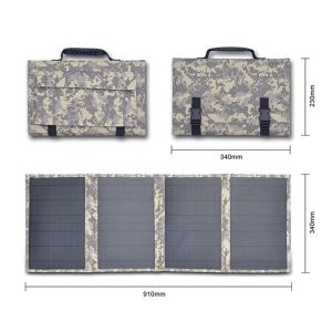 Buy cheap Outdoor Camping Monocrystalline Silicon 60W 18V Foldable Solar Panels from wholesalers