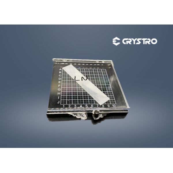 Buy cheap CR AU Coating Lithium Niobate LiNbO3 Piezoelectric Effect Crystals from wholesalers