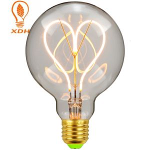 Buy cheap G95 Globe LED Filament Bulb Edison Amber Light Bulbs 230V from wholesalers