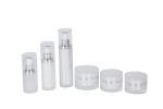 Buy cheap Customized Color Skincare Set 15/30/50g Acrylic Cream Jar And 15/30/50ml Cosmetic Packaging Lotion Bottles Family Set from wholesalers