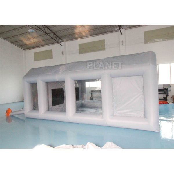 Buy cheap Grey Moveable Inflatable Car Paint Spray Booth With Filter System 6x4x2.5m from wholesalers