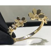 Buy cheap New design for Van Cleef & Arpels bracelet clover 18k gold diamond product
