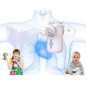 China Medical Mesh Nebulizer With Adjustable Nebulization Rate Hospital And Homeheld on sale