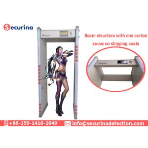 Buy cheap 300 Sensitivity Optional Metal Detector Security Gate With Tamper Proof Function from wholesalers