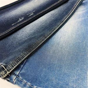 Buy cheap 10oz Dobby Denim Fabric With Double Layers Imitation Knitted from wholesalers