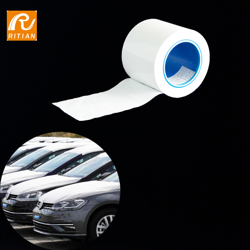 Buy cheap Temporary Automotive Protective Film with 0.07 mm Thickness 1500 mm Width and 100 m Length for Car Paint Protection from wholesalers