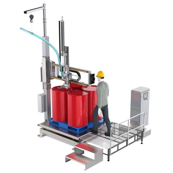 Buy cheap 12 Heads Ibc Filling Machine For Solvent / Paint / Chemical from wholesalers