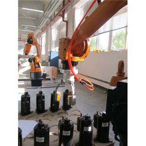 Buy cheap Electric Industrial Transport Robot For Production Line Mechanically Balanced from wholesalers
