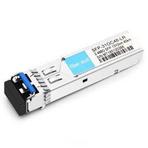 China Brocade OC48-SFP-LR1 Compatible 2.488G OC48/STM-16 SFP LR1 1310nm 40km LC SMF DDM Transceiver Module on sale
