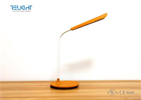 Buy cheap Wooden Grain Led Desk Lamps with Eye-Protected and USB Output Charging Port from wholesalers