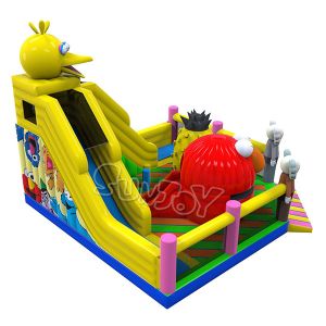 Buy cheap 1000D Inflatable Play Park Sesame Street Playground Bounce House from wholesalers