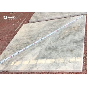 Buy cheap Disorderly Veins Type Marble Stone Tile , Grey And White Marble Wall Tiles from wholesalers