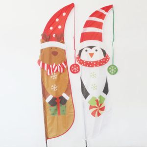 Buy cheap Christmas Garden Flag Reindeer and Penguin product