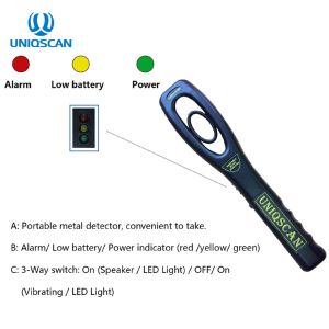 China Elliptical Circle 40KHz 50mA Portable Metal Detector on sale