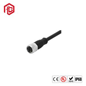 Buy cheap 8 Pin Waterproof Molded Plug With Cable M12 Connector from wholesalers