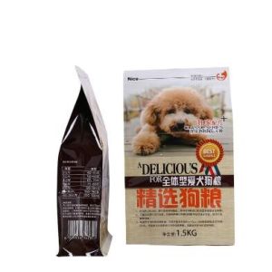 Buy cheap Customized Printing Side Gusset Aluminum Foil Lined Zipper Top Pet Food Bags For product