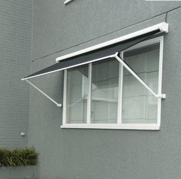 Buy cheap Aluminum Drop Arm Electric Retractable Window Awnings Remote Control from wholesalers