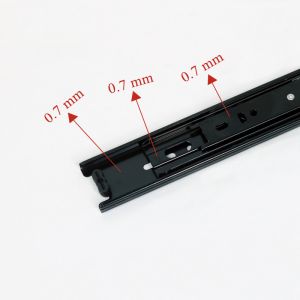 Buy cheap SGS 35mm 3 Fold Full Extension Ball Bearing Drawer Runners from wholesalers