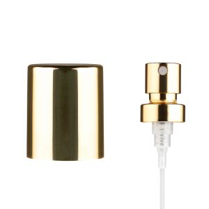 Shiny Black Aluminum Perfume Cap with Click-on Effect for FEA 15mm Crimp Pump