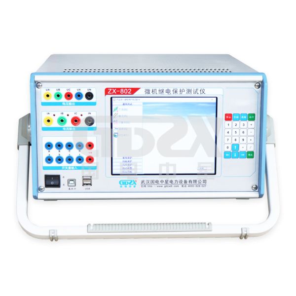 Quality 3-Current 4-Volage Small Structure Protective Relay Test Set , Three Phase Relay Test Set Large TFT Screen for sale