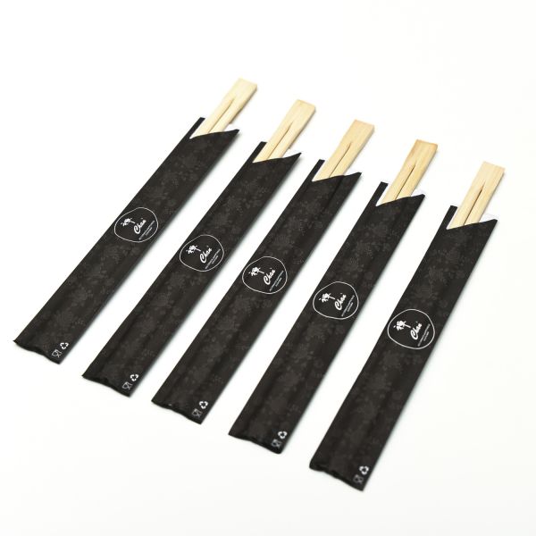 Quality Customized Sushi Custom Logo Bamboo Chopsticks Individual Wrapping for sale