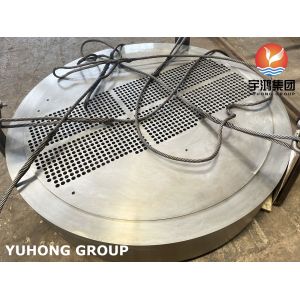 Buy cheap A516 GR.70N STATIONARY carbon steel TUBESHEET HEAT EXCHANGER PART from wholesalers