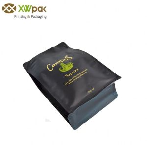 Buy cheap Flat Bottom Custom Printed ECO-Friendly Coffee Pouch With Zip Lock from wholesalers