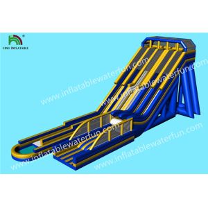 Buy cheap Multiple Lanes Single Ladder Height 15m Giant Inflatable Slide from wholesalers