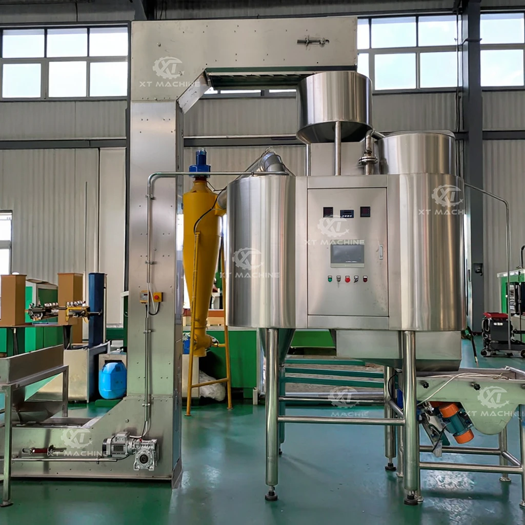 Buy cheap Pneumatic Air Peanut Blanching Machine With PLC Control System from wholesalers
