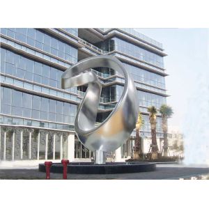 Buy cheap Abstract Art Design Large Outdoor Metal Sculptures ODM Accept Long Life from wholesalers