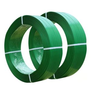 Buy cheap PET plastic steel belt, tensile strength PET packaging belt, UV resistance, automatic bonding, strong tensile strength from wholesalers