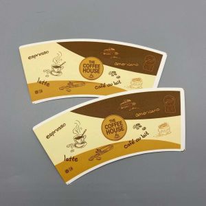 Buy cheap Printed Die Cut Paper Cup Blank Food Grade Flexo Printing from wholesalers