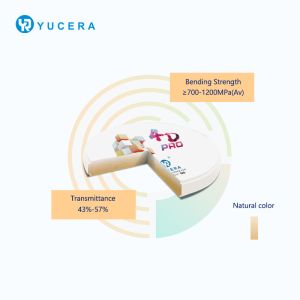 Buy cheap Yucera 4D Pro Multilayer Zirconia Block for Dental Lab High Translucent Dental Consumables & Cam/Cad from wholesalers