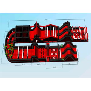 Strong Inflatable Fun 5K , Giant Inflatable Obstacle Course High Strength
