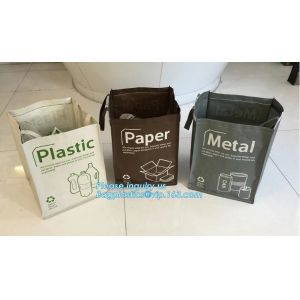 Factory custom recyclable folding laminated pp non woven bag shopping with heat
