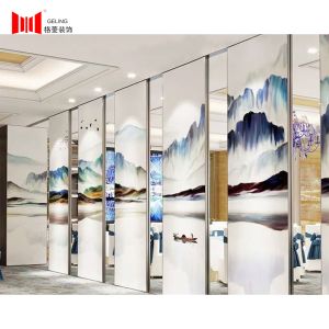 China Customized Modular Movable Partition Wall Pattern Surface 1230mm Width on sale