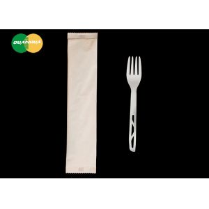 Buy cheap Individually Wrapped Food Grade Disposable Cutlery Biodegradable Transparent from wholesalers