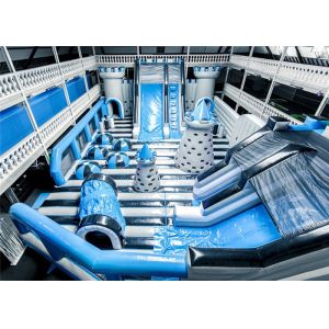 Buy cheap Customized Attraction And Big Inflatable Theme Park With Vinyl Patch from wholesalers