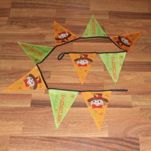 Buy cheap Fall Harvest Triangle Flag Bunting Scarecrow from wholesalers