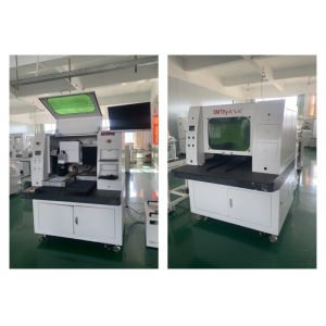 Buy cheap Software Controlled Laser Depaneling Machine 300x300x11mm With Smooth Edge from wholesalers