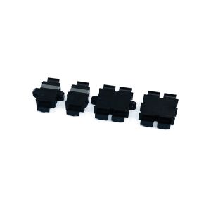 Buy cheap MPO Adapter Black Color Simplex Duplex And Quad Version MTP Coupler With Flange from wholesalers