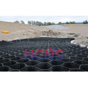 Buy cheap Custom Honeycomb HDPE Geocell Geocellular Confinement Systems 100mm from wholesalers