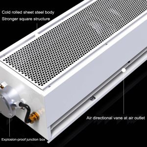 Explosion-proof IP54 Theodoor Air Curtain with 380V/3PH/50Hz Power and Ex dbIIC