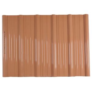 Buy cheap Corrugated Shape Waterproof Plastic PVC Roof Tiles With Accessories 1130mm Width from wholesalers
